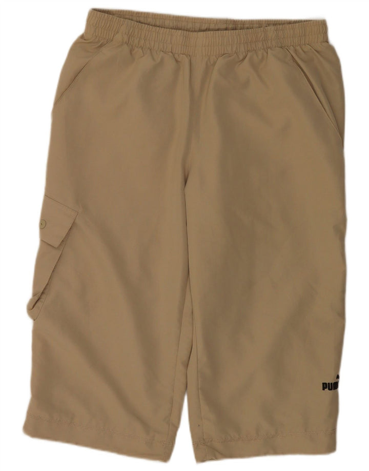 Męskie spodnie dresowe Puma Capri Cargo, duże, brązowe