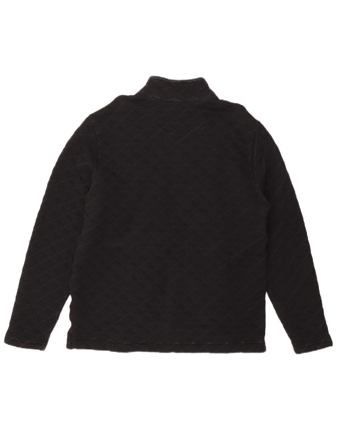 Męski sweter z zamkiem błyskawicznym Eddie Bauer, duży, czarny, bawełniany