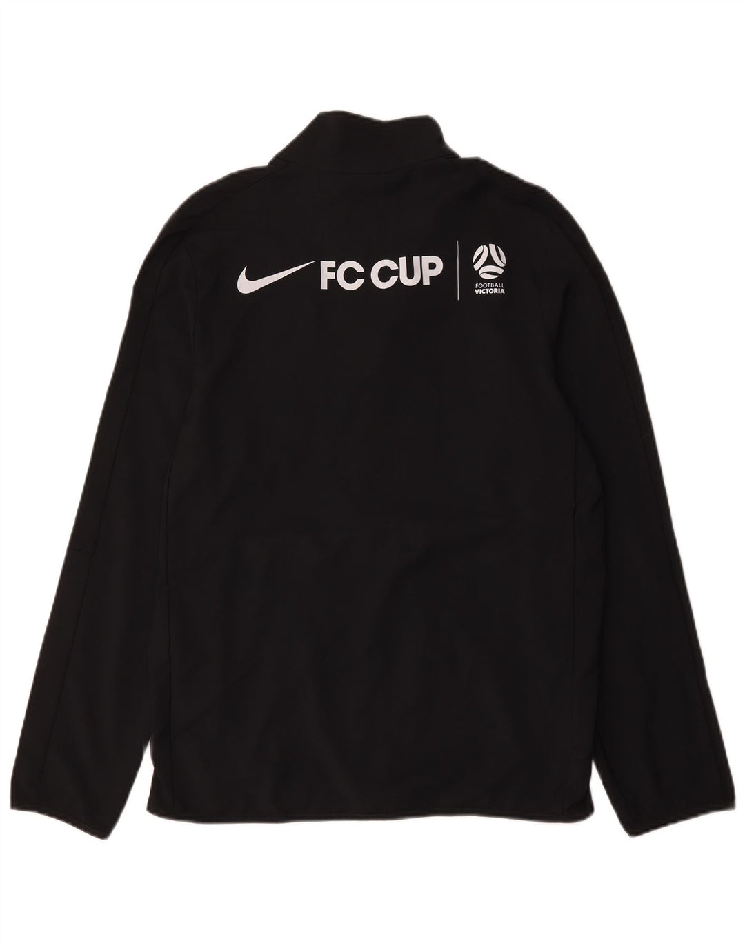 Męska kurtka dresowa Nike Dri Fit Graphic, mała, czarna, poliestrowa