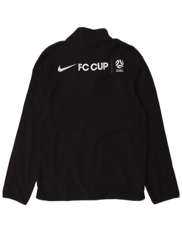 Męska kurtka dresowa Nike Dri Fit Graphic, mała, czarna, poliestrowa