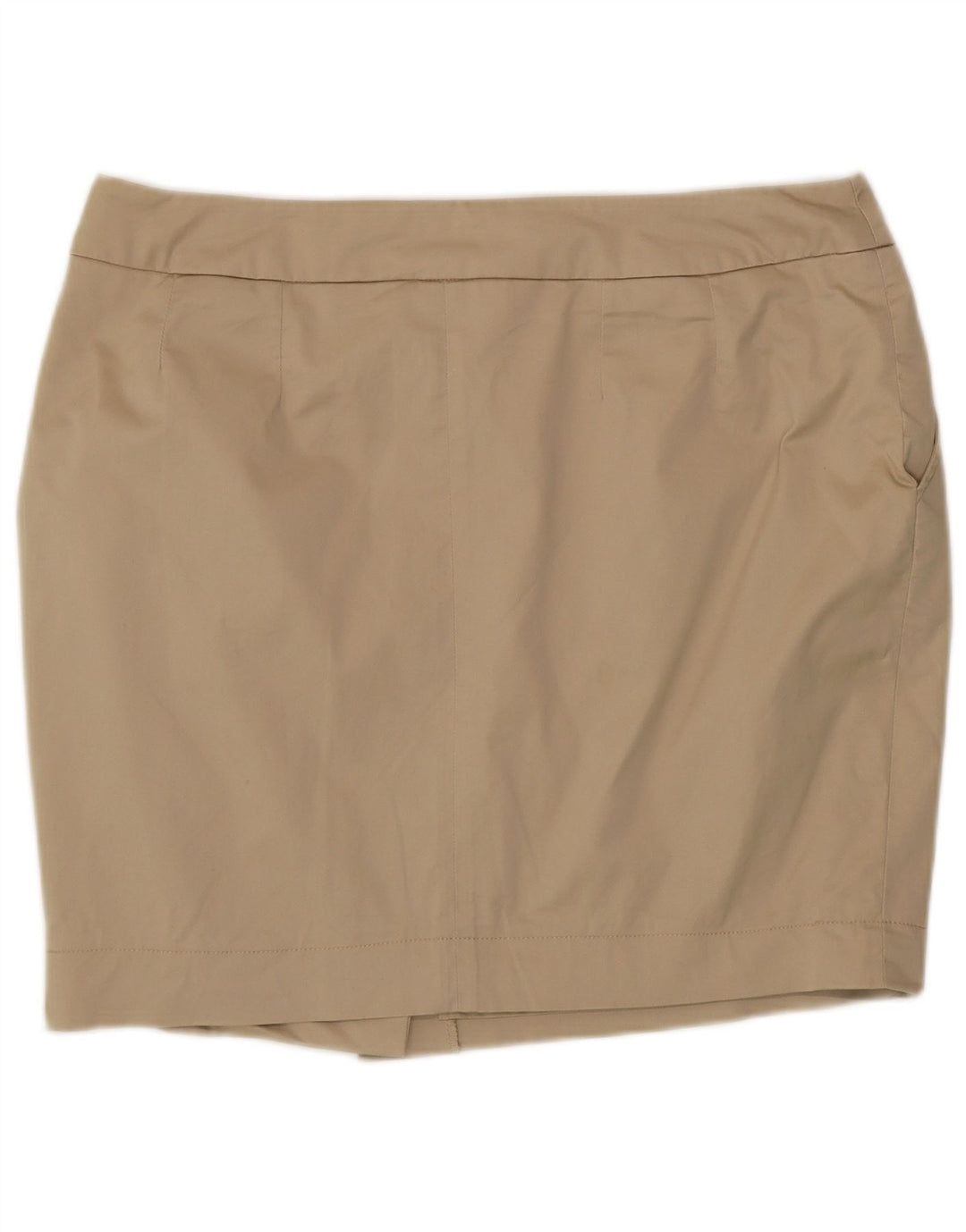 Damska spódniczka mini Zendra EU 46 XL W34 beżowa bawełna