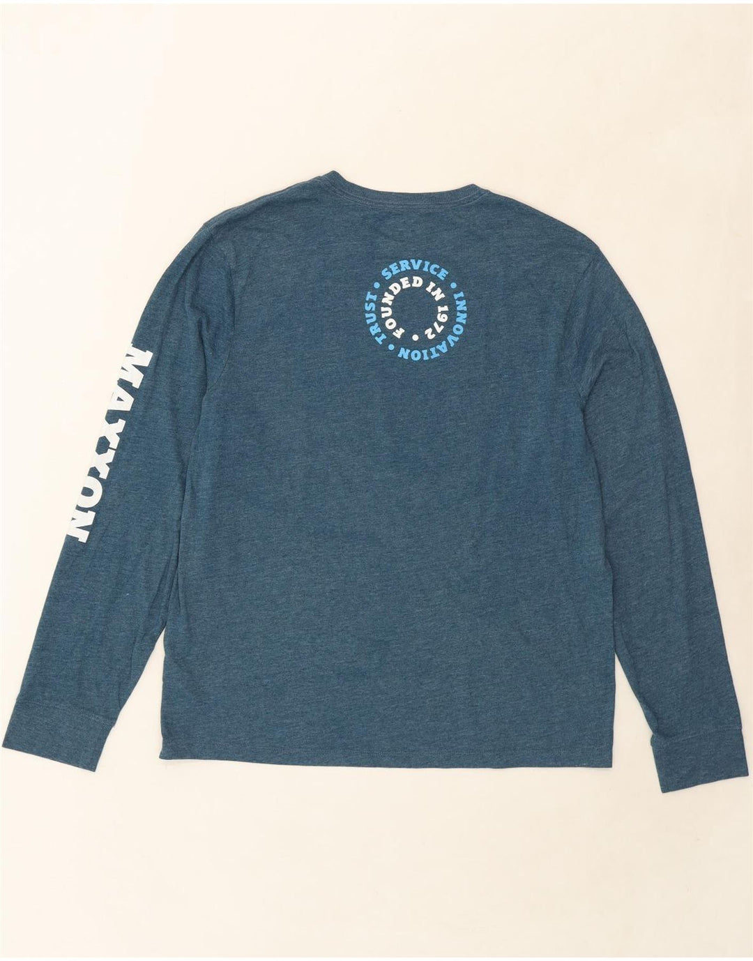J. CREW Mens Graphic Top Long Sleeve XL Blue Cotton Vintage J. Crew and Second-Hand J. Crew from Messina Hembry 