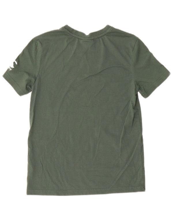 Chłopięcy T-shirt z grafiką Canterbury, 9-10 lat, zielona bawełna