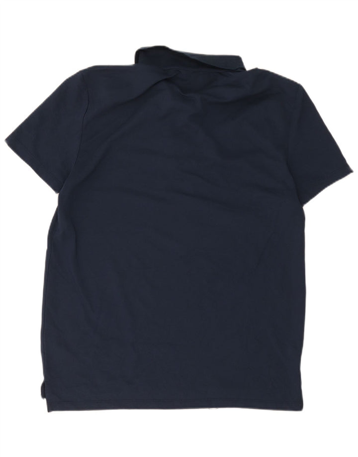 Męska koszulka polo Calvin Klein Jeans, średnia, granatowa, bawełniana