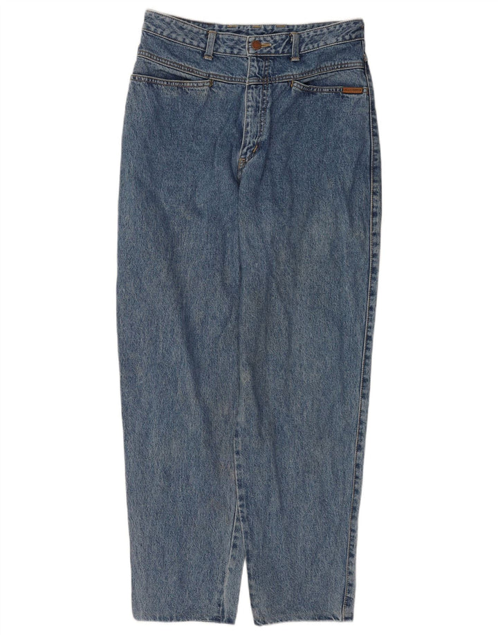 Damskie jeansy z wysokim stanem Edwin W32 L30 Niebieska bawełna