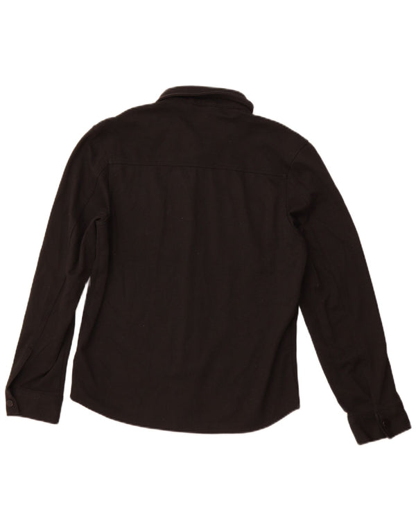 Męska koszula ZARA, mała, czarna, poliestrowa