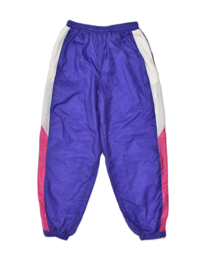 Męskie spodnie dresowe VINTAGE Średni fioletowy nylon