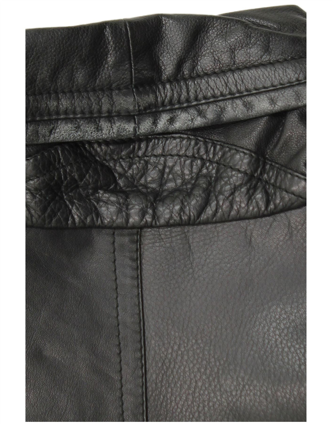 Męski płaszcz skórzany Vittorio Forti IT 48 Średni czarny