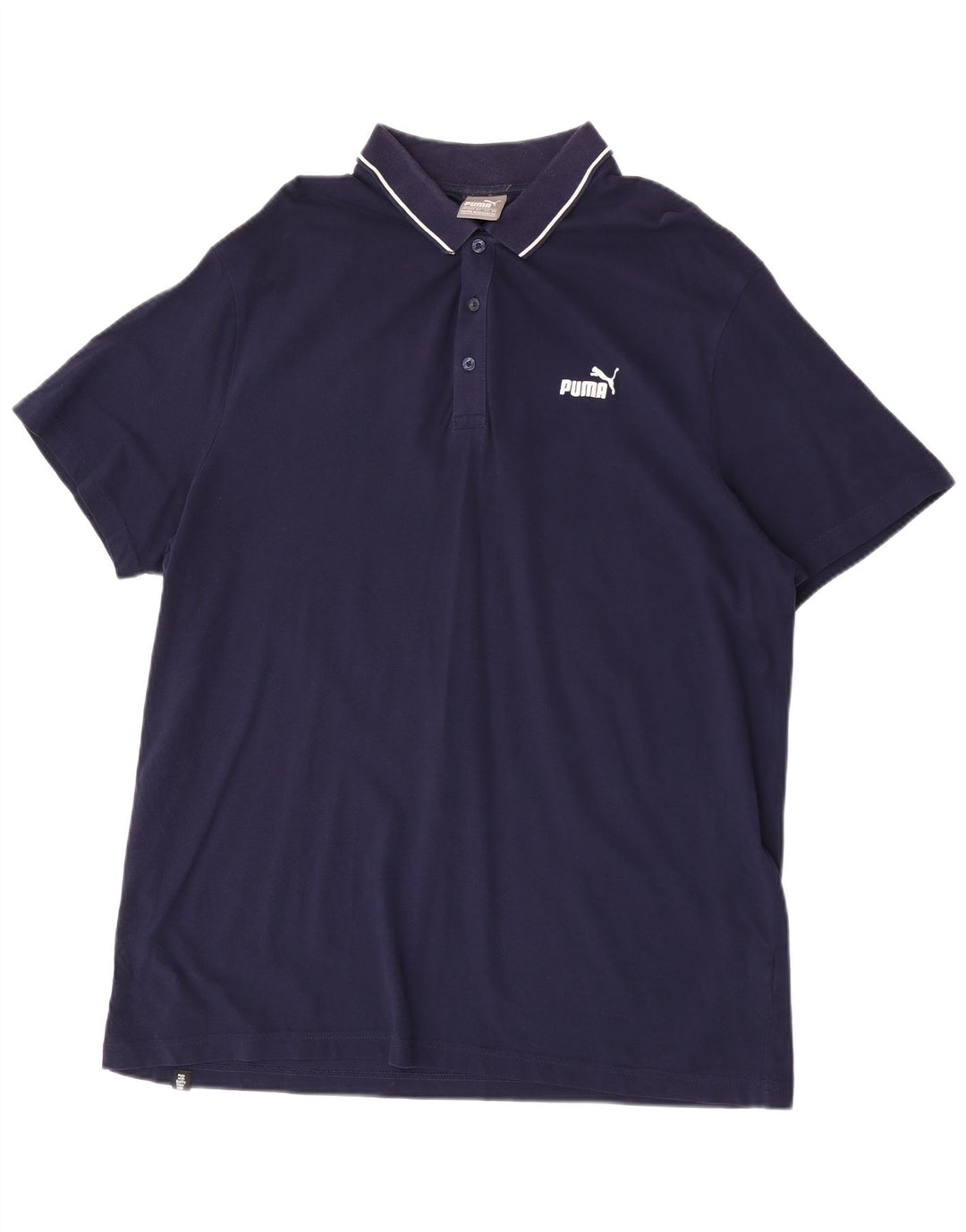 Męska koszulka polo Puma 2XL, granatowa, bawełniana