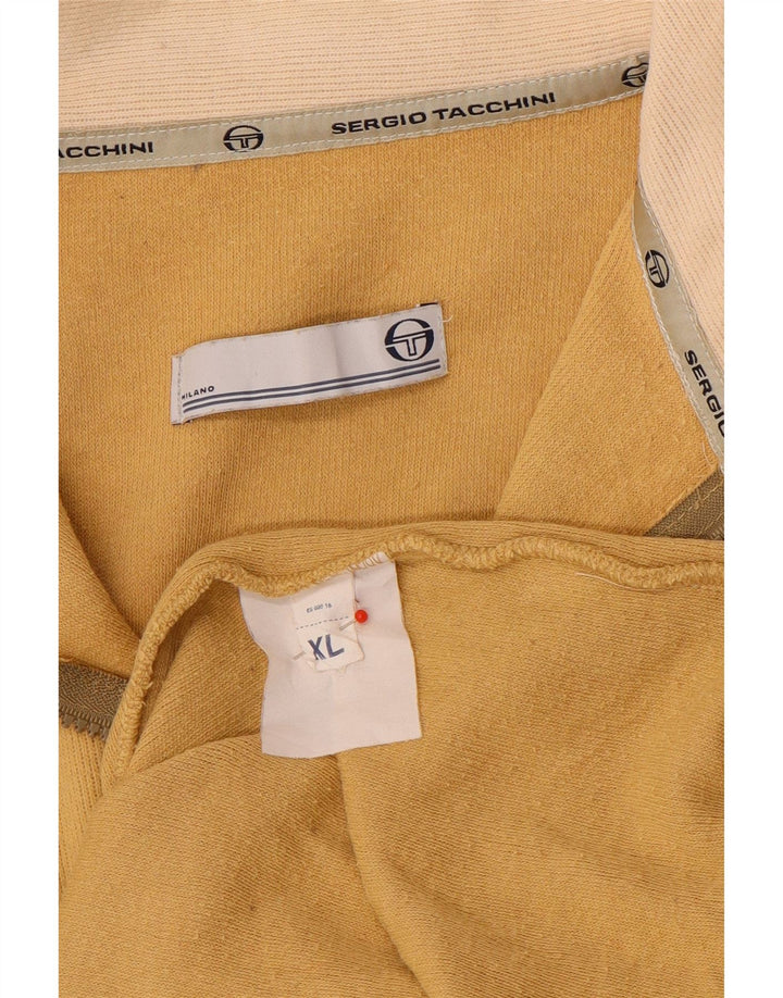 Męski sweter zapinany na zamek Sergio Tacchini XL, brązowy