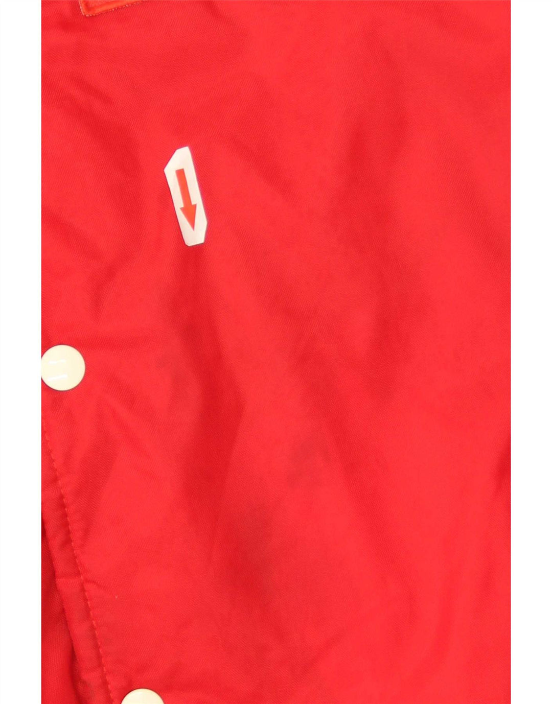 Męska kurtka varsity w stylu vintage, UK 38, średni czerwony poliamid