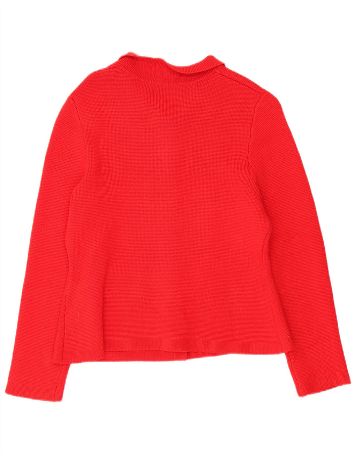 Sweter damski Zara Cardigan UK 14, średni czerwony, wiskoza