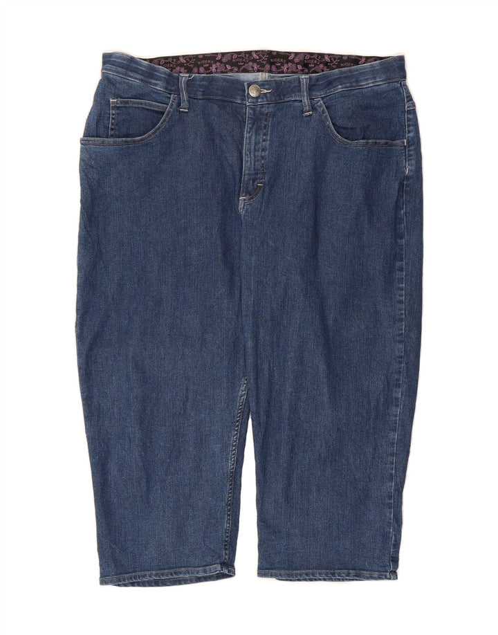 LEE Womens Capri Jeans US 18 2XL W38 L21 Blue Cotton Vintage Lee and Second-Hand Lee from Messina Hembry 