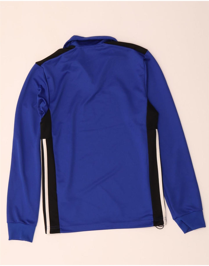 Adidas Męskie Climalite Zip Neck Pullover Dres Top XS Niebieski Kolorblok