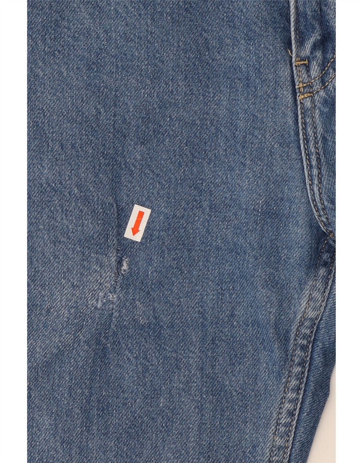 Damskie jeansy proste CALVIN KLEIN W26 L27 niebieskie