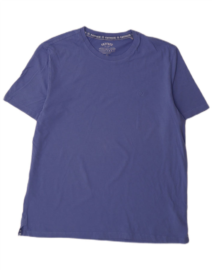 T-shirt męski Fat Face XL, niebieski, bawełniany