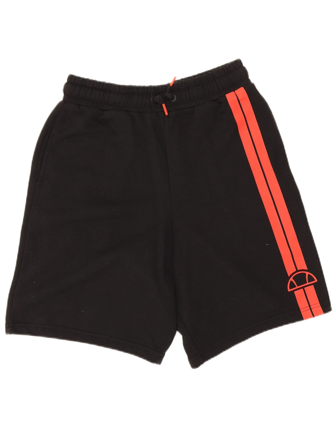 Męskie spodenki sportowe Ellesse, małe, czarne, bawełniane w paski