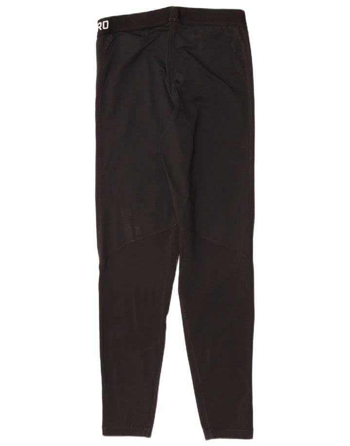 Damskie legginsy Nike Graphic UK 14, duże, czarne, poliestrowe