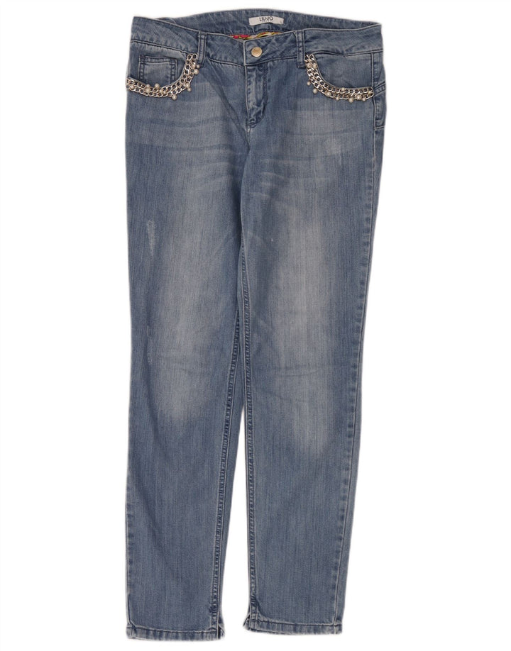 Damskie jeansy Liu Jo W32 L30 Niebieskie