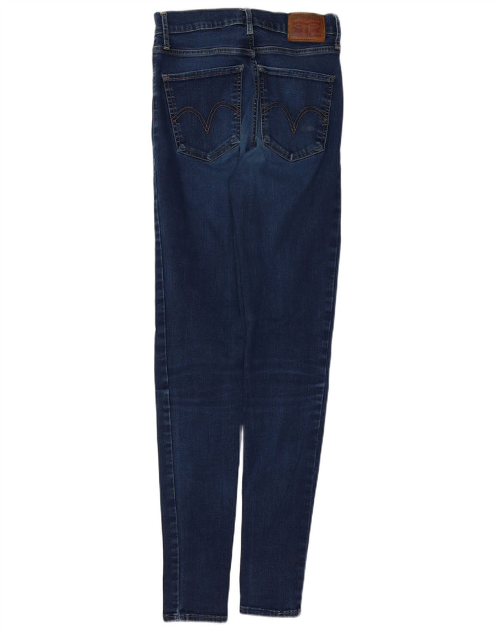 Damskie jeansy LEVI'S Mile High Super Skinny W27 L32 Granatowa bawełna