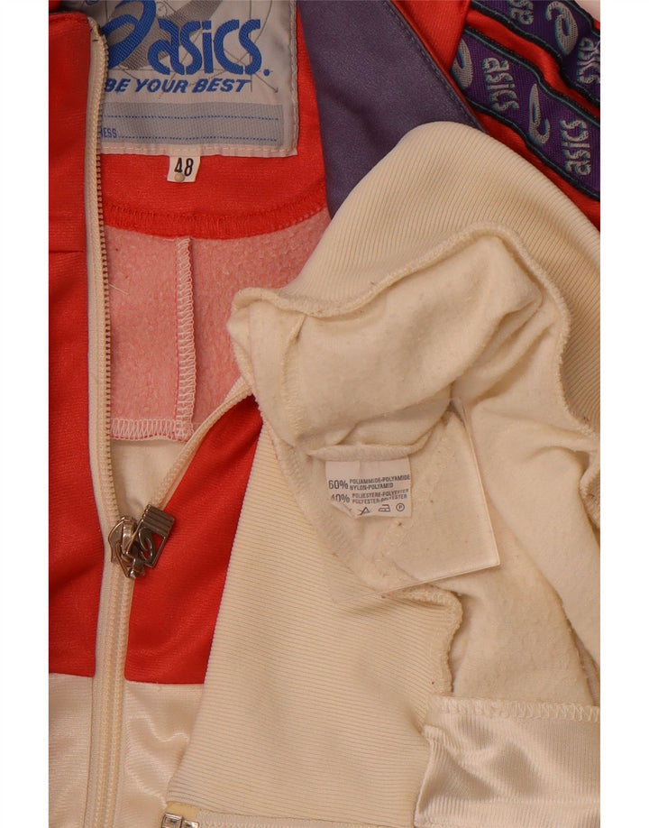 Męska kurtka dresowa ASICS IT 48 w kolorze złamanej bieli
