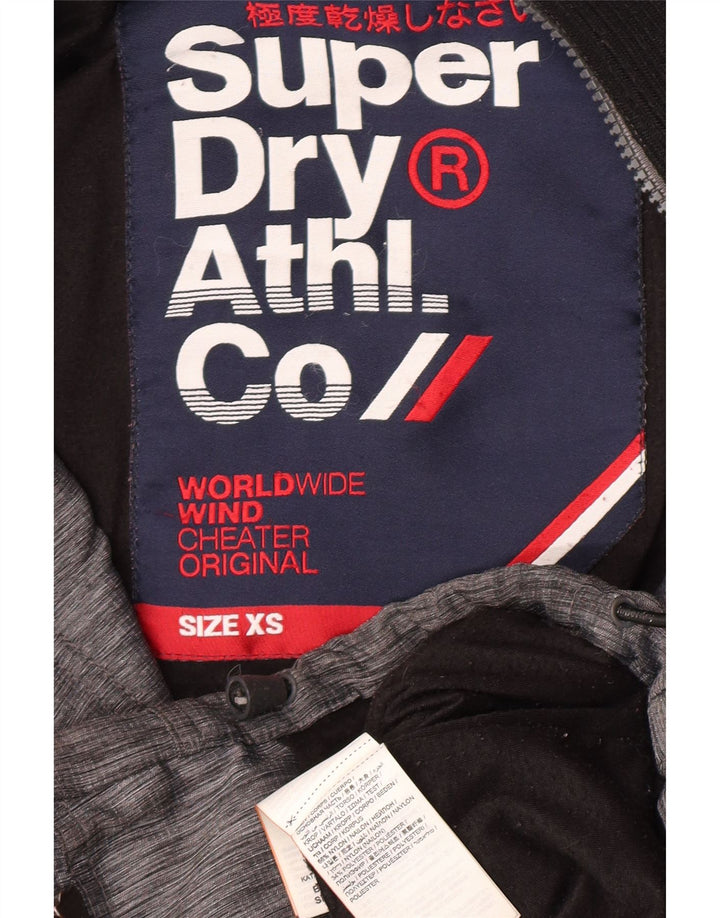 Męska kurtka wiatrówka Superdry UK 34 XS Szary nylon