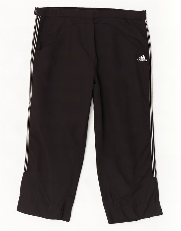 Damskie spodnie Adidas Clima Proof Capri UK 14 Medium W30 L19 Czarne
