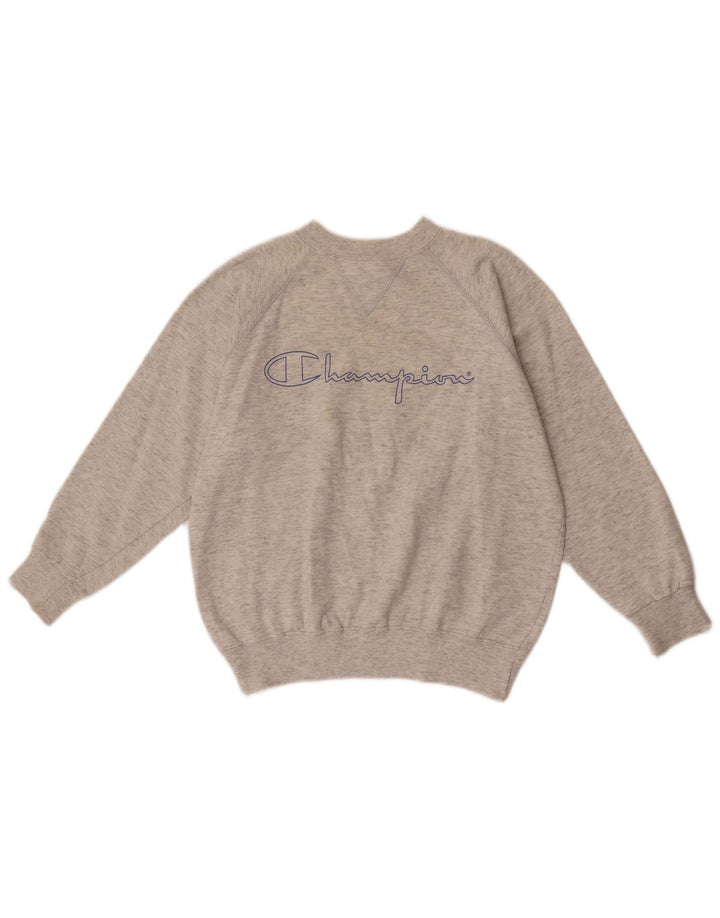Dziewczęca bluza dresowa Champion z grafiką oversize, 9-10 lat, średni szary