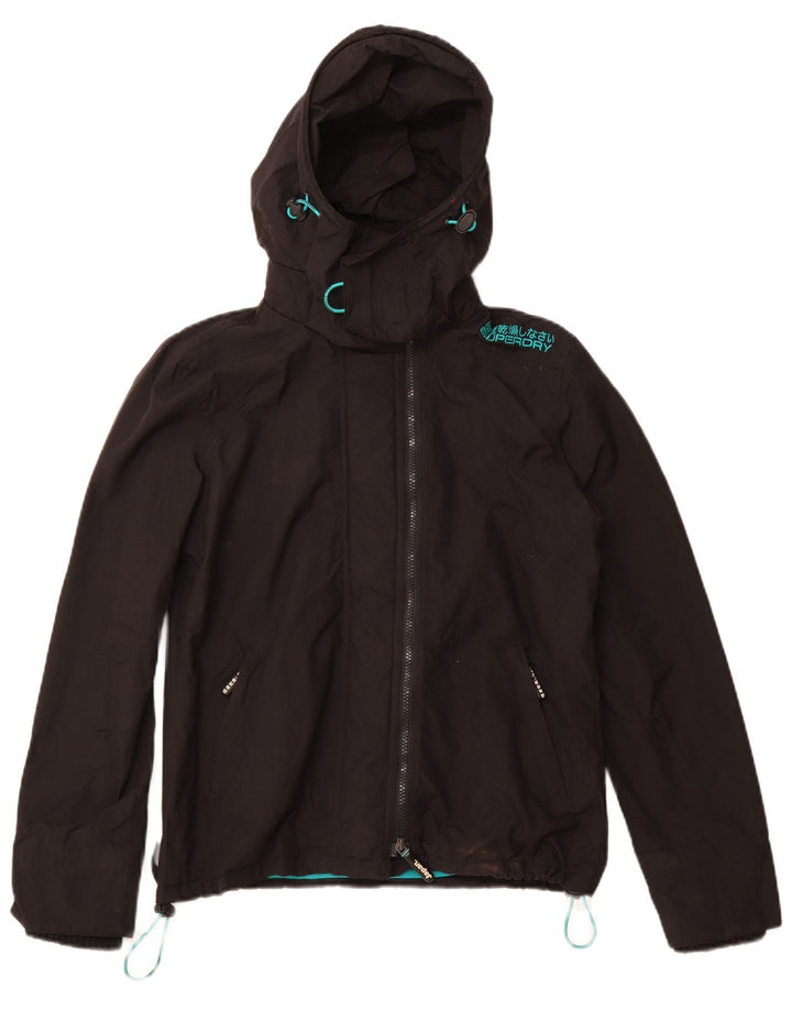 SUPERDRY Damska kurtka wiatrówka The Windcheater UK 14, średnia czarna