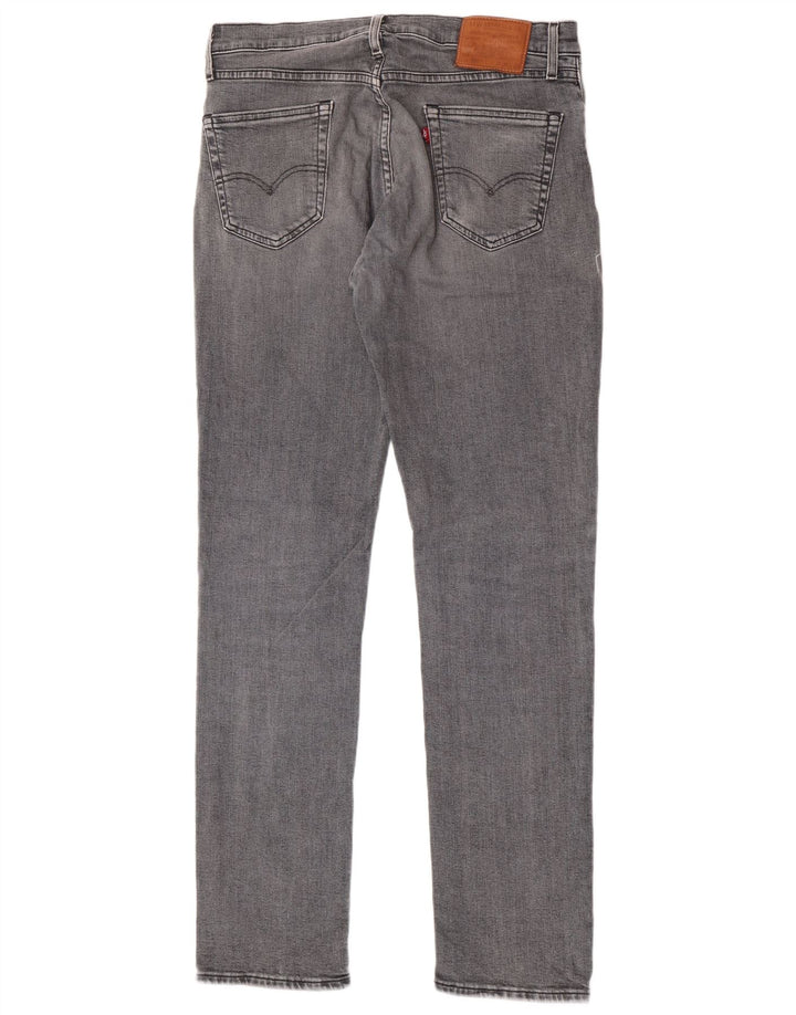 Męskie jeansy Levi's 511 Slim W34 L34 Szara bawełna