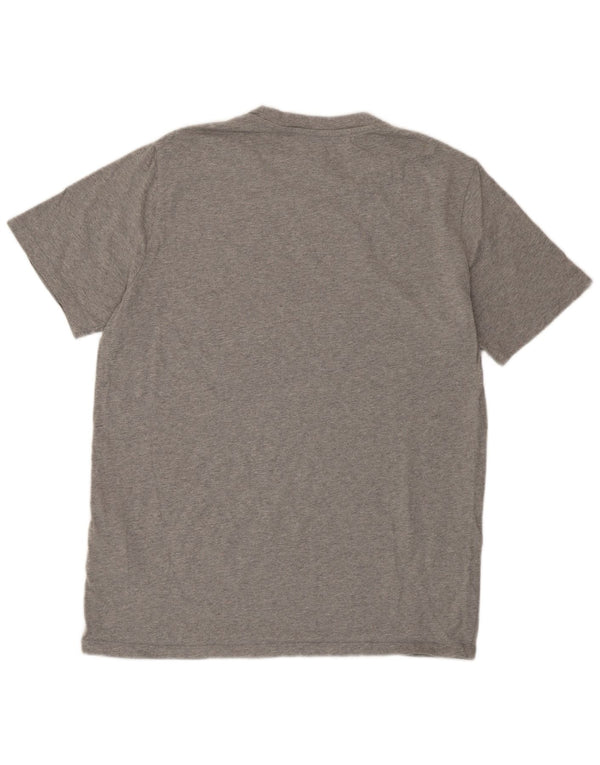 Męski T-shirt z grafiką Levi's, duży, szary, bawełniany
