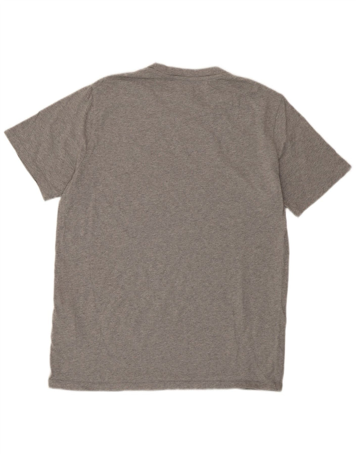 Męski T-shirt z grafiką Levi's, duży, szary, bawełniany