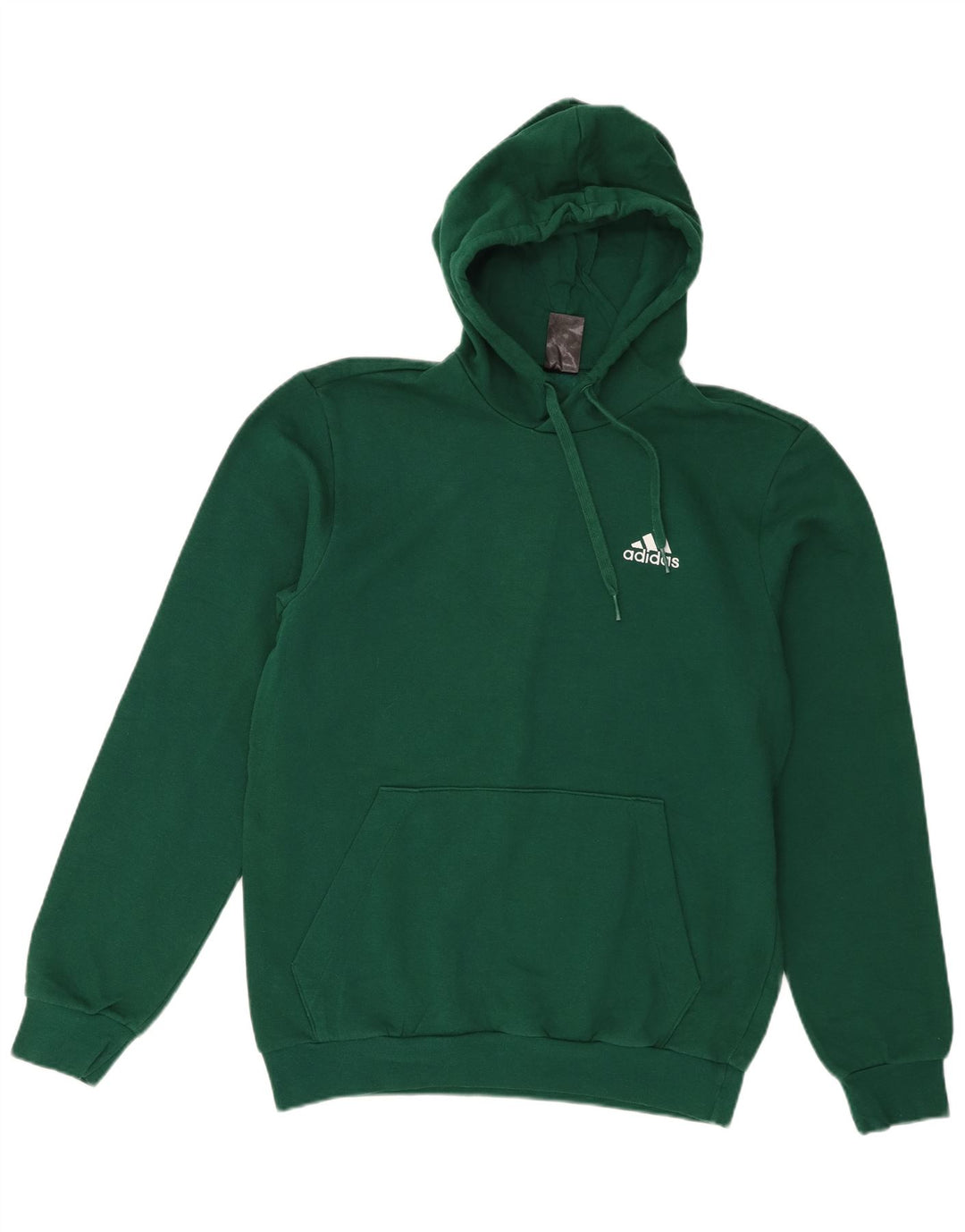 Adidas Męska bluza z kapturem, średnia, zielona bawełna