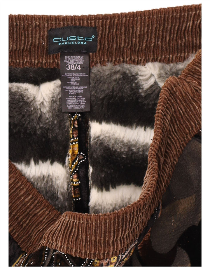 Custo Barcelona Damska mini spódniczka EU 38 Medium W32 Wielobarwny kwiatowy