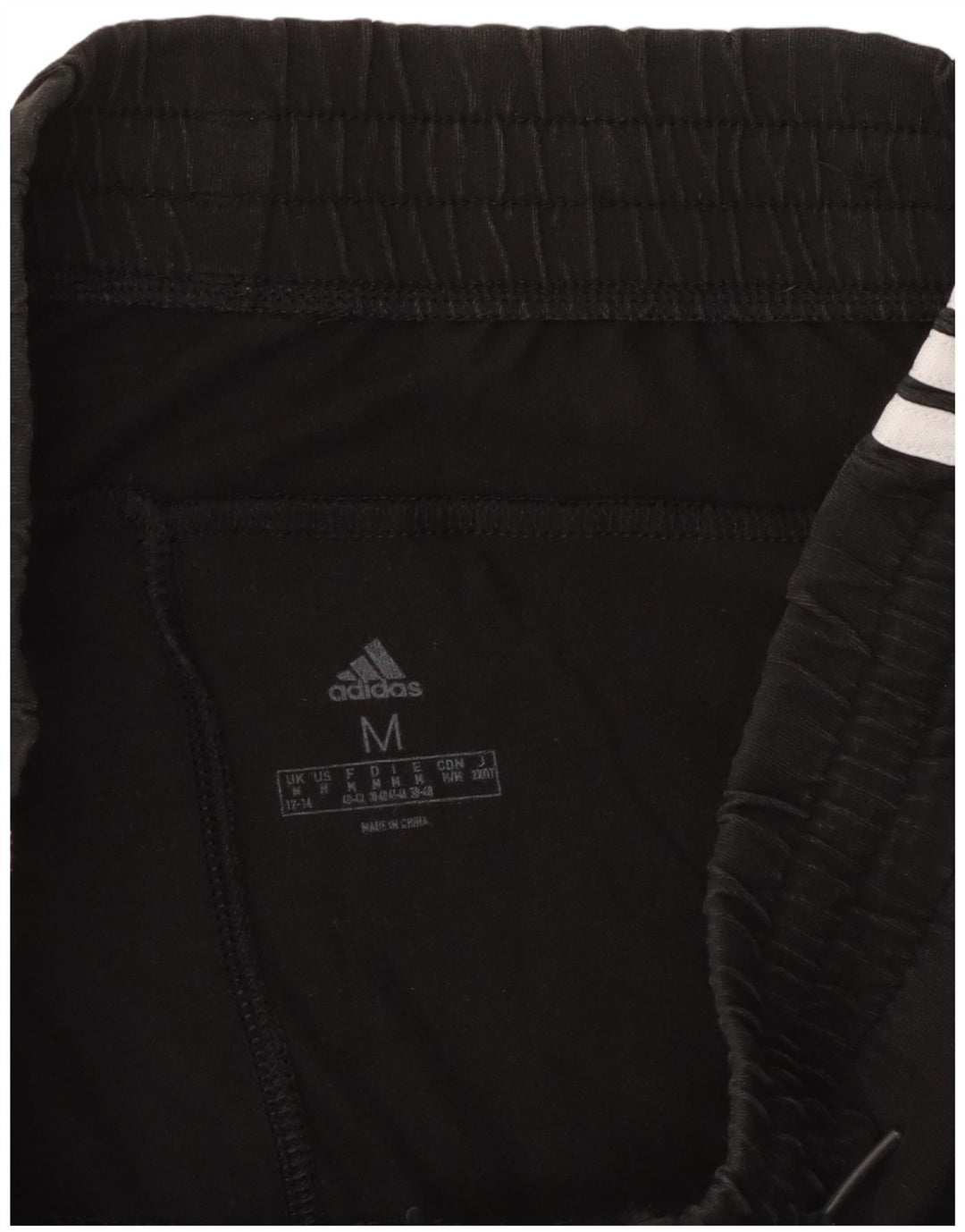Damskie spodnie dresowe ADIDAS Joggers UK 12/14 Średnia czarna bawełna