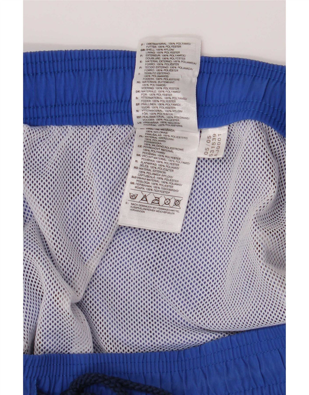 Męskie spodenki kąpielowe Adidas 2XL Niebieski poliester
