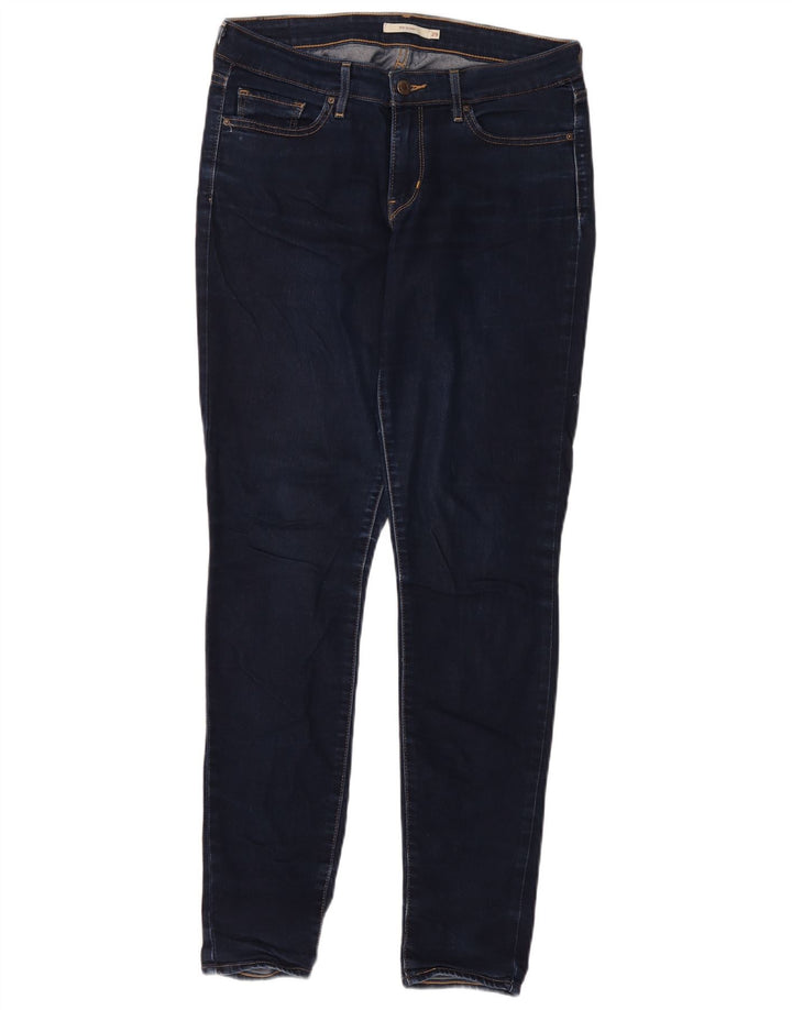 Damskie jeansy Levi's 711 Skinny W29 L31 granatowe