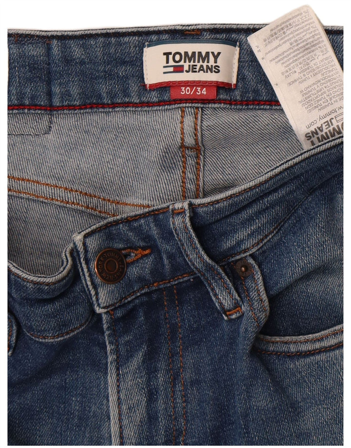 Męskie dżinsy Tommy Hilfiger Scanton Heritage Slim W30 L34 Niebieska bawełna