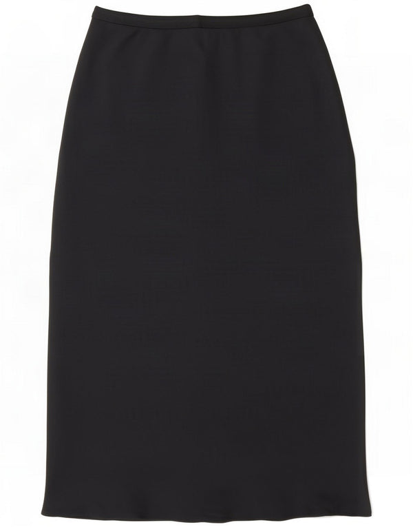 Marks & Spencer Damska spódnica midi UK 14 Large W32 Czarny Poliester