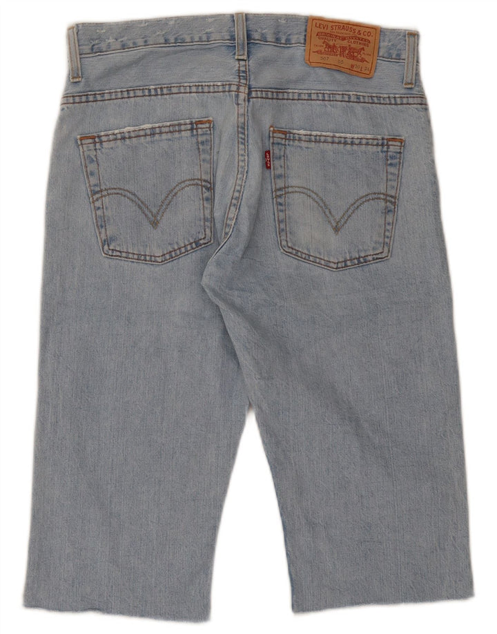 Męskie spodenki jeansowe Levi's 507 Bermudy W30 Średni niebieski