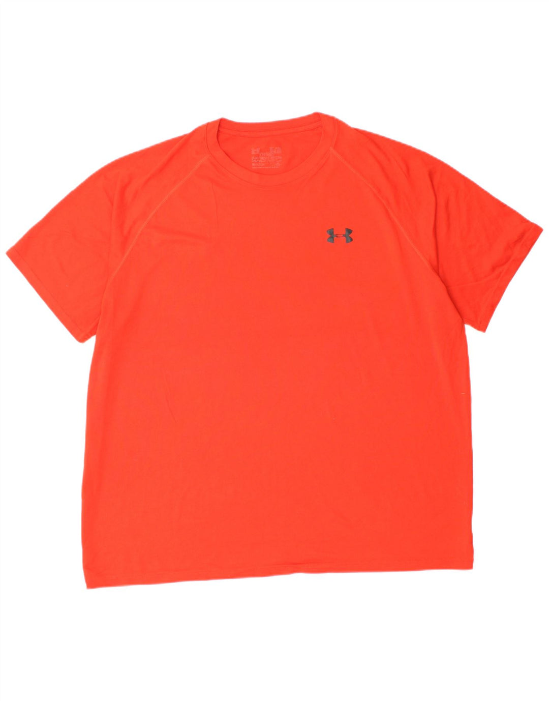 UNDER ARMOUR Męski T-shirt Top XL Pomarańczowy Poliester