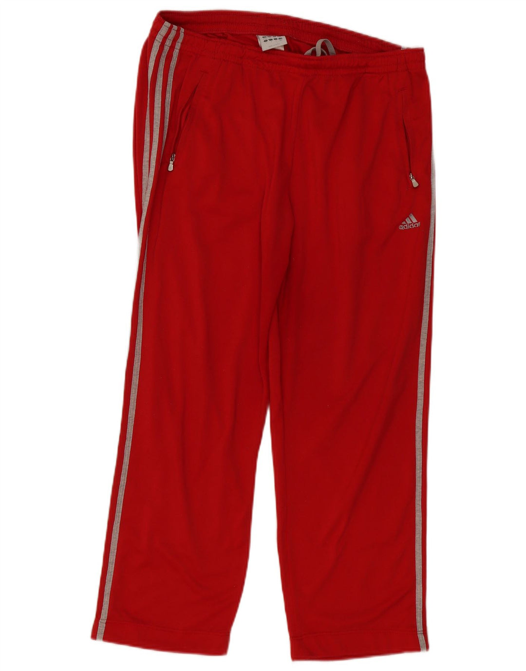 Męskie spodnie dresowe Adidas UK 40/42 Średni czerwony poliester