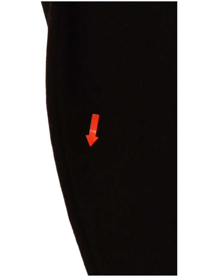 Damski sweter z golfem LEVI'S UK 10 w małe czarne paski z owczej wełny