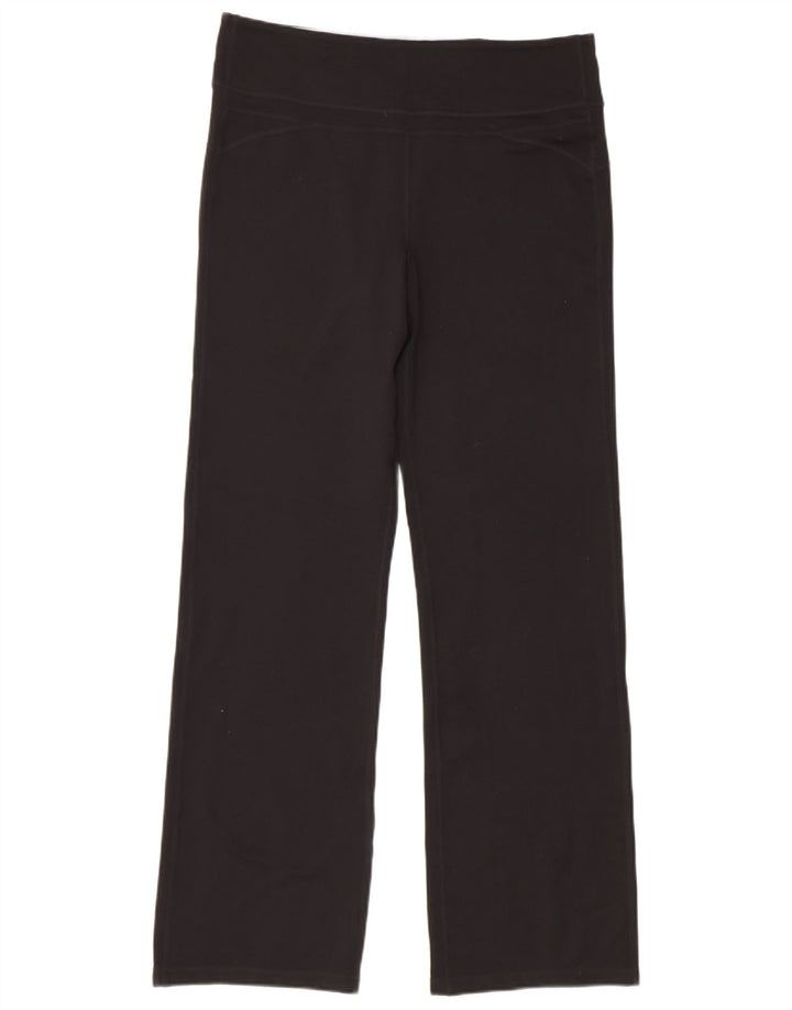 CALVIN KLEIN Womens Tracksuit Trousers UK 16 Large Black Polyester