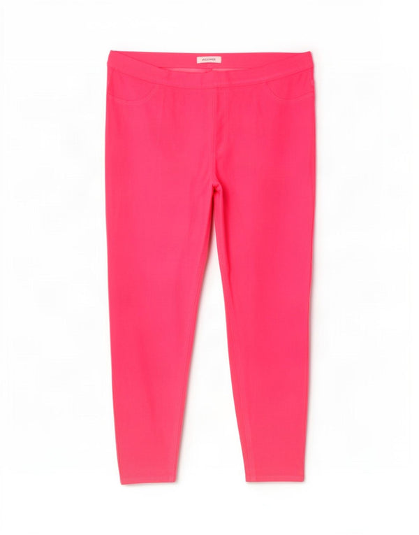 Marks & Spencer Damskie jeansy Jegging UK 20 2XL W40 L28 Różowa bawełna
