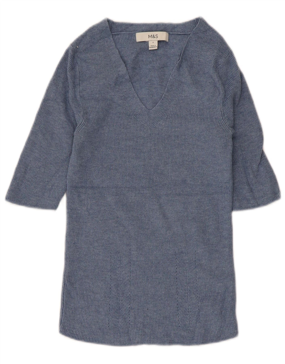 Bluzka damska Marks & Spencer Top UK 8 Small Blue Wiskoza