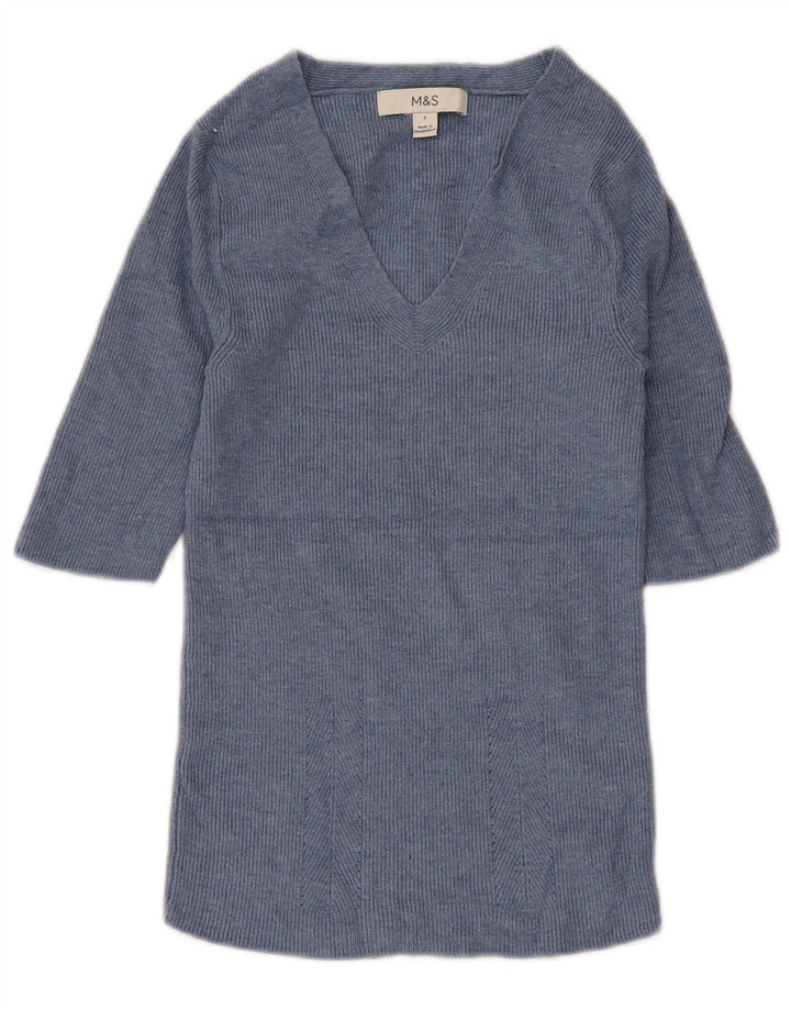 Bluzka damska Marks & Spencer Top UK 8 Small Blue Wiskoza