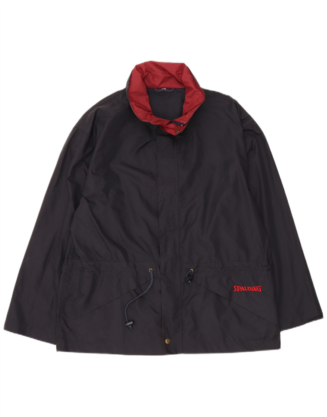 Męska kurtka wiatrówka SPALDING UK 38 Średni granatowy nylon