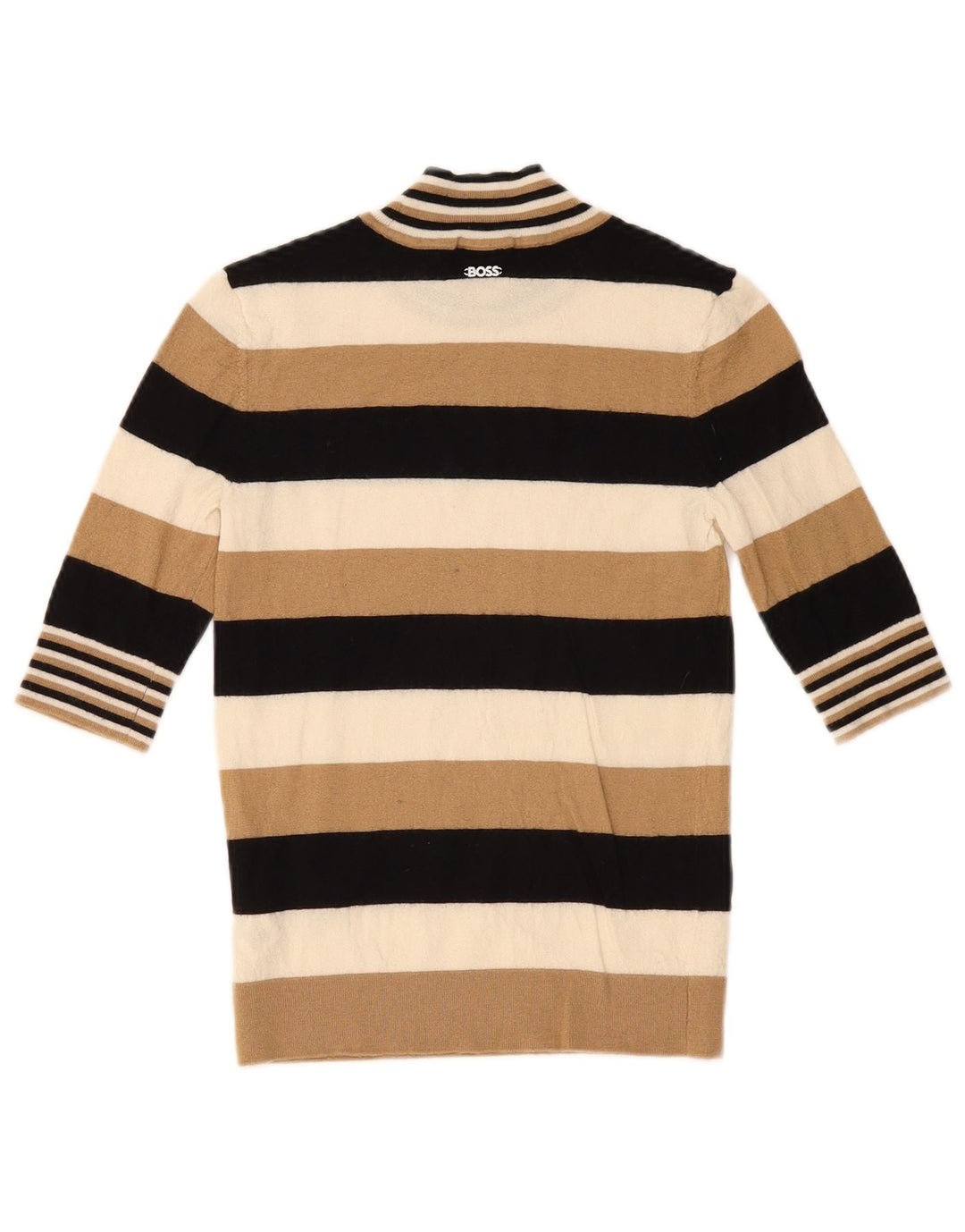 Sweter damski Hugo Boss z golfem UK 10, mały, wielokolorowy