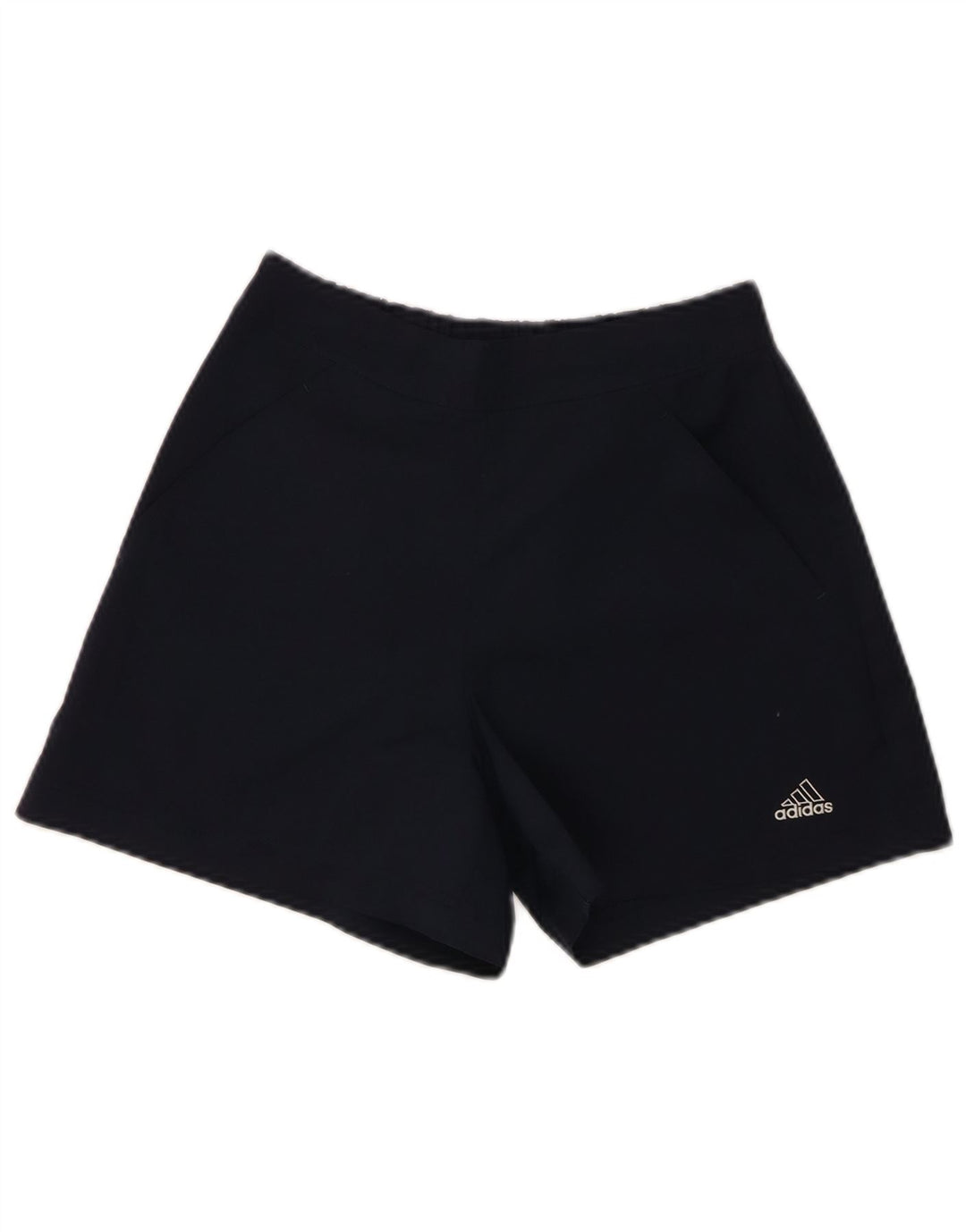 Damskie spodenki sportowe Adidas UK 8, małe, granatowe, poliestrowe